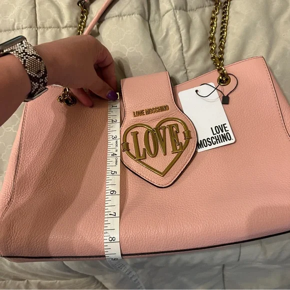 Love Moschino Dusty Rose Shoulder Bag - Picture 4 of 15